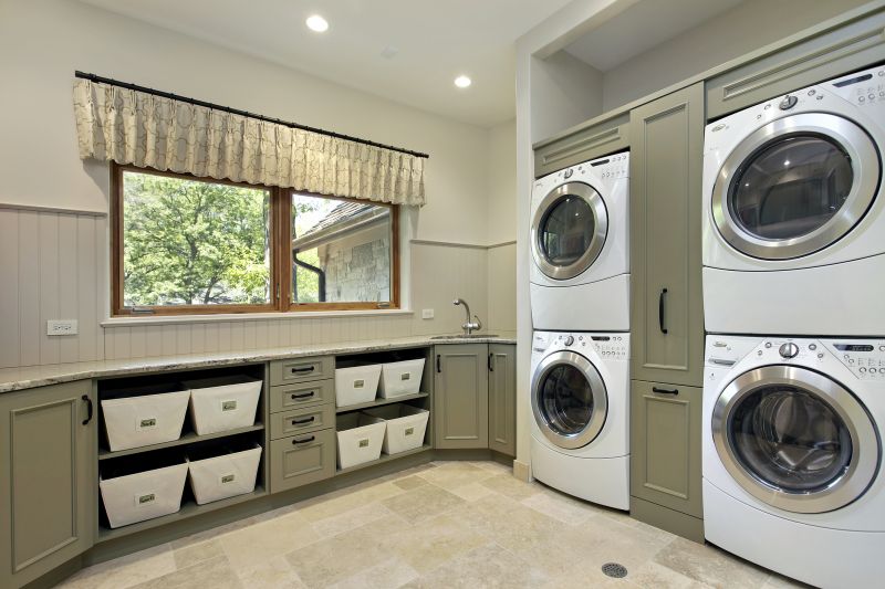 Installed Laundry Cabinets